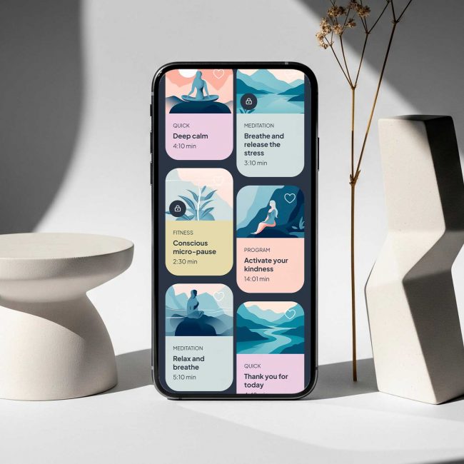 Redesigning a meditation app using heuristic evaluation.
